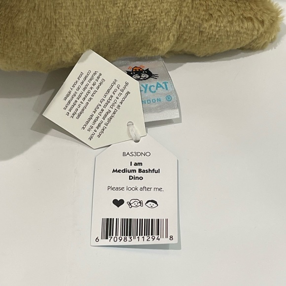 Jellycat, 💚Medium Bashful Dino 🦖, Brand New, MEDIUM - H12" X W5" - Picture 4 of 4